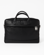 Natural Milled leather slim laptop bag by Kordovan - Image 7
