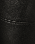 Alveraz | Men's Black Sheepskin Biker Leather Jacket - Image 4