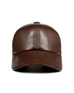 Genuine Sheep Leather Adjustable Baseball Cap // Unisex - Image 4