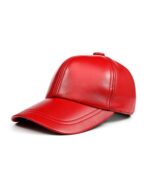 Genuine Sheep Leather Adjustable Baseball Cap // Unisex - Image 5