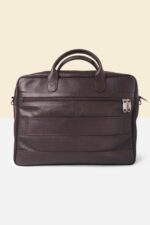 Natural Milled leather slim laptop bag by Kordovan - Image 2