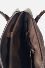 Natural Milled leather slim laptop bag by Kordovan - Image 6