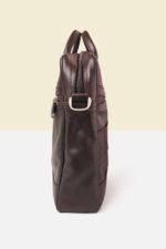 Natural Milled leather slim laptop bag by Kordovan - Image 3