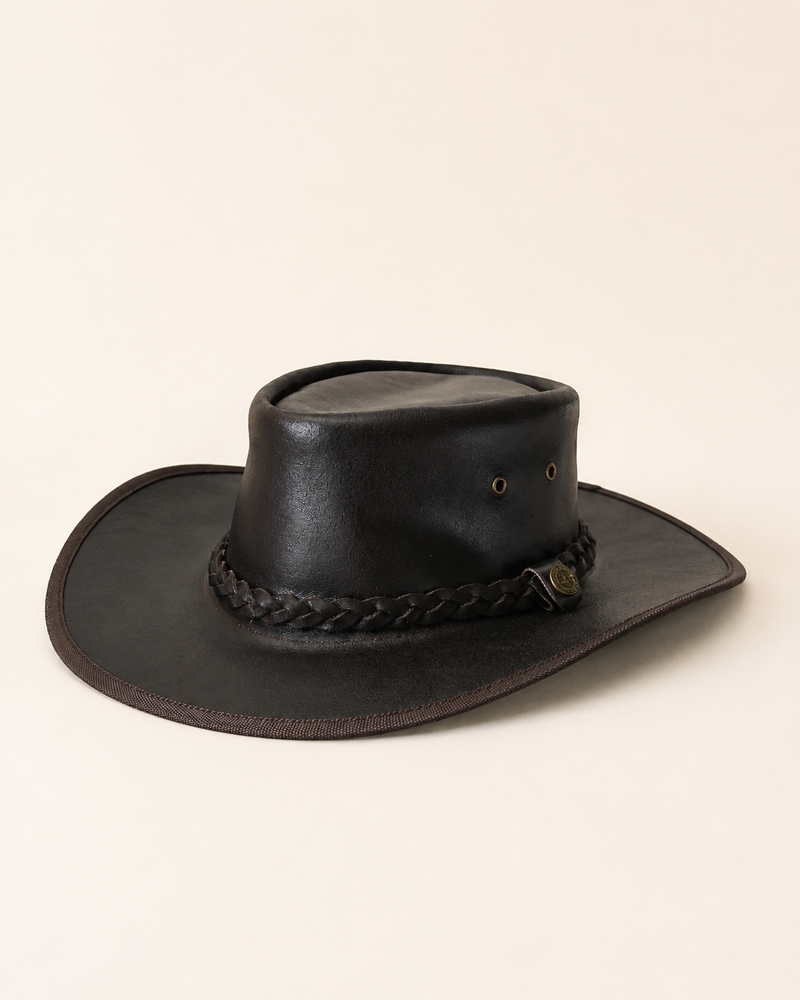 Crushable1.png Crushable Premium Genuine Leather Western Cowboy Hat - Image 1