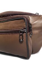Unisex Leather Crossbody Fanny Pack - Image 2