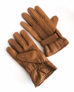 Durable Men's Sheep Leather Winter Gloves // Brown - Image 3
