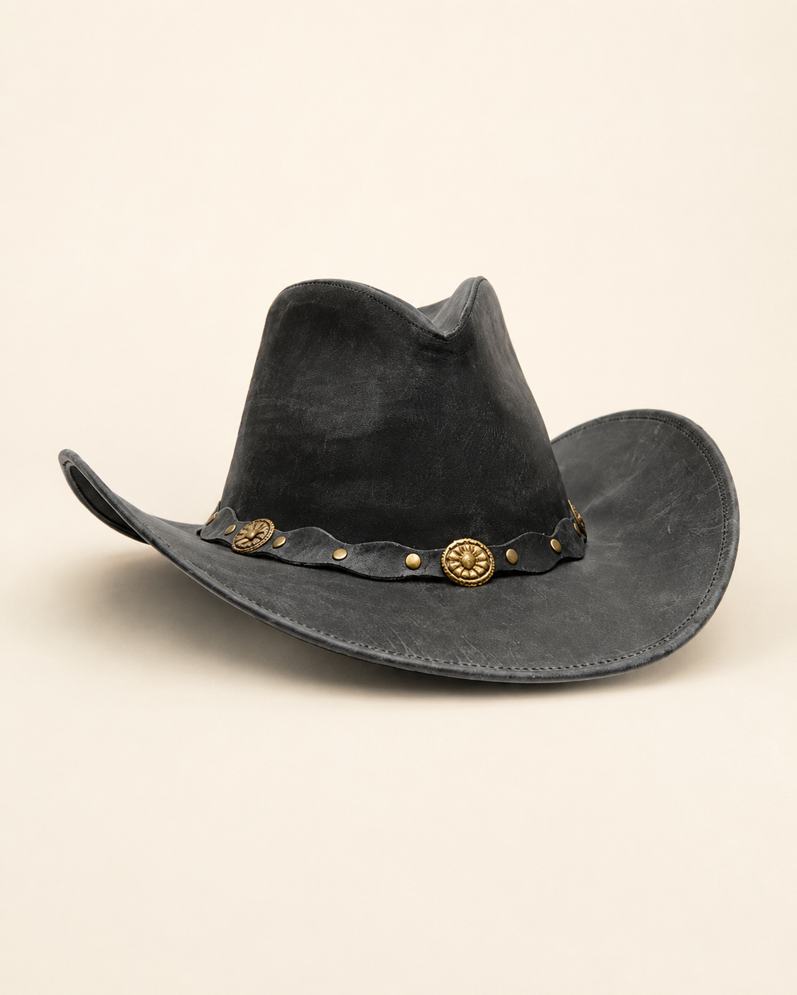 KORDOVAN_sCliffordCowboyHatFadedBlack1.png KORDOVAN's Clifford Cowboy Hat // Faded Black - Image 1