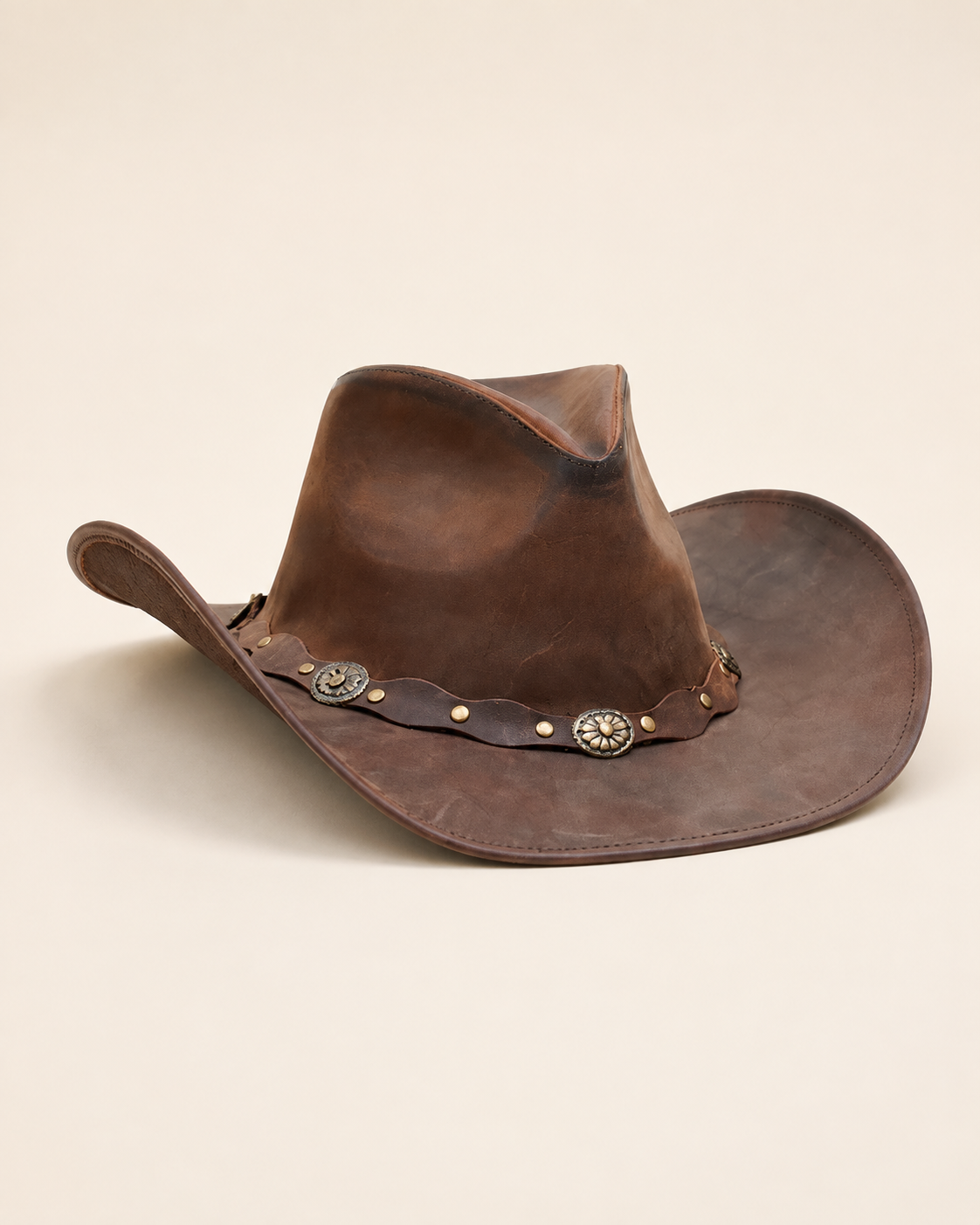 KORDOVAN_sCliffordCowboyHatRusticBrown1.png KORDOVAN's Clifford Cowboy Hat // Rustic Brown - Image 1