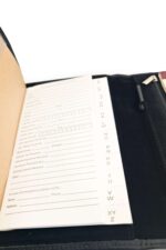 Mini Leather Folio // Note Pad Organizer - Image 4