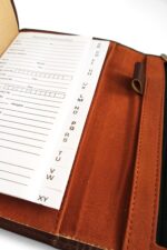 Mini Leather Folio // Note Pad Organizer - Image 10