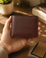 Plain Bifold Nappa Leather Wallet - Image 2