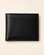 Plain Bifold Nappa Leather Wallet - Image 6