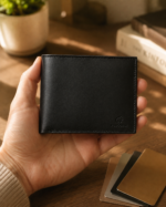 Plain Bifold Nappa Leather Wallet - Image 7