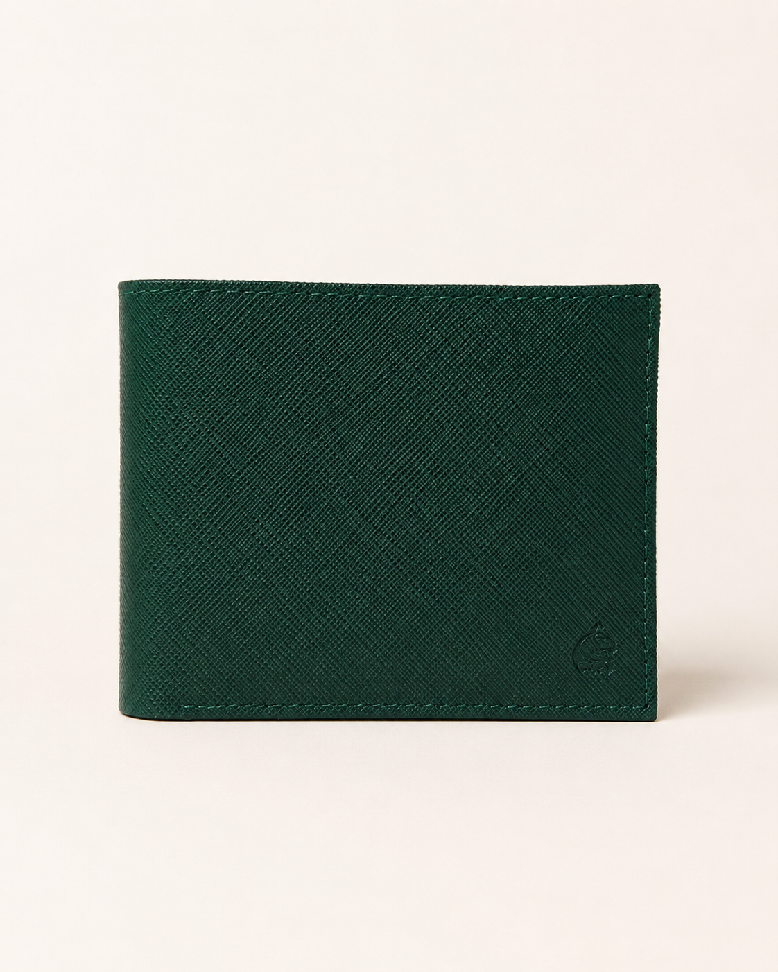PremiumSaffianoLeatherWalletEmeraldGreen1.png Premium Saffiano Leather Wallet - Image 1