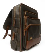 Textured Backpack - Black - Image 2