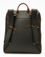 Textured Backpack - Black - Image 5