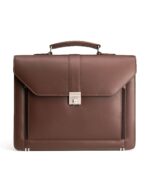 The Executive Leather Briefcase Office Bag With Laptop Compartment
