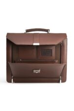 The Executive Leather Briefcase Office Bag With Laptop Compartment - Image 2